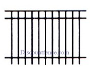 EFF-20 Flat Top Ornamental Aluminum Fence