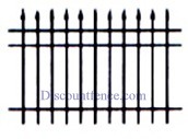 Elite-10 Spear Top Ornamental Aluminum Fence