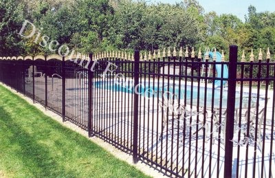 Elite Ornamental Aluminum Fence with Finials