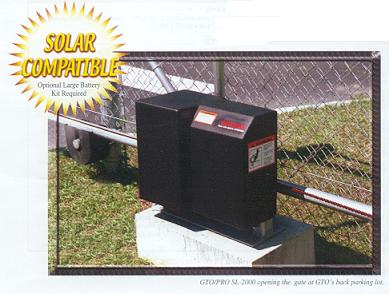 GTO SL-2000 sliding gate operators for light Commercial applications